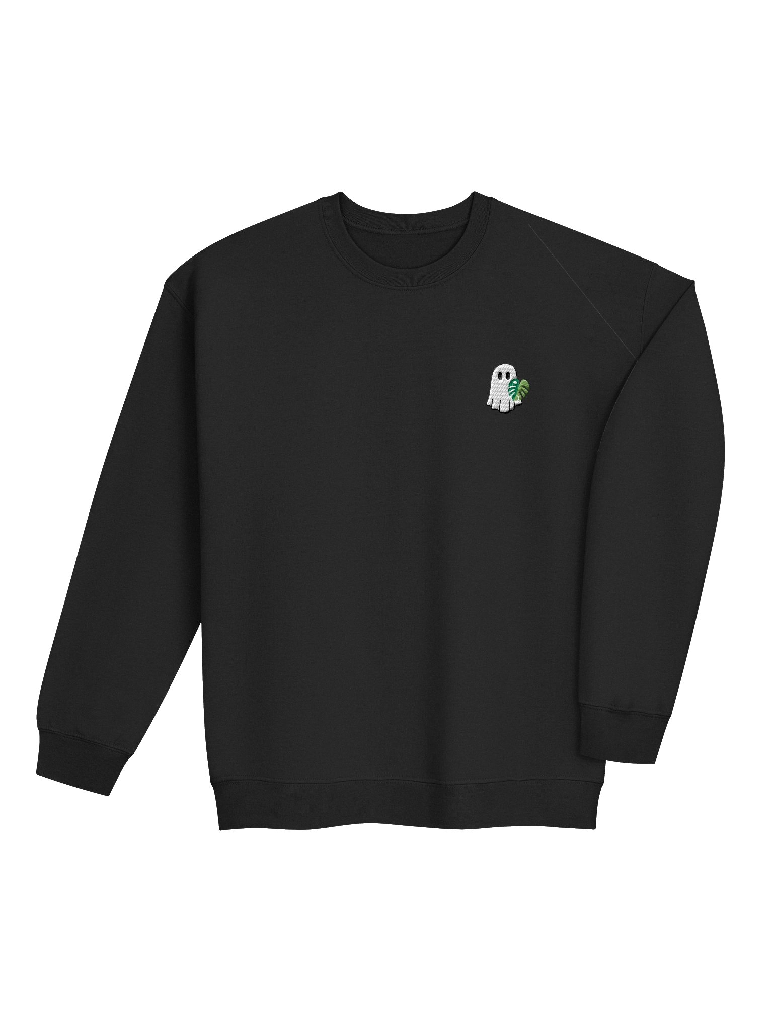 monstera ghostie embroidered crewneck product image (4)