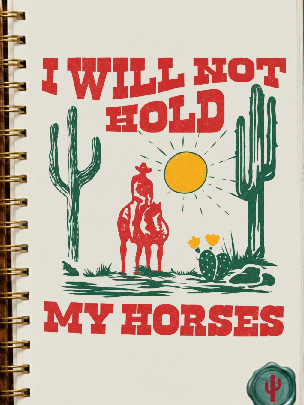 I Will Not Hold My Horses product image (4)