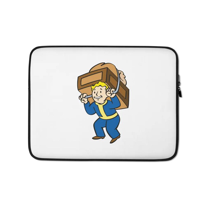 Fallout Strength Vault Boy Notebook/Laptop Bag product image (1)