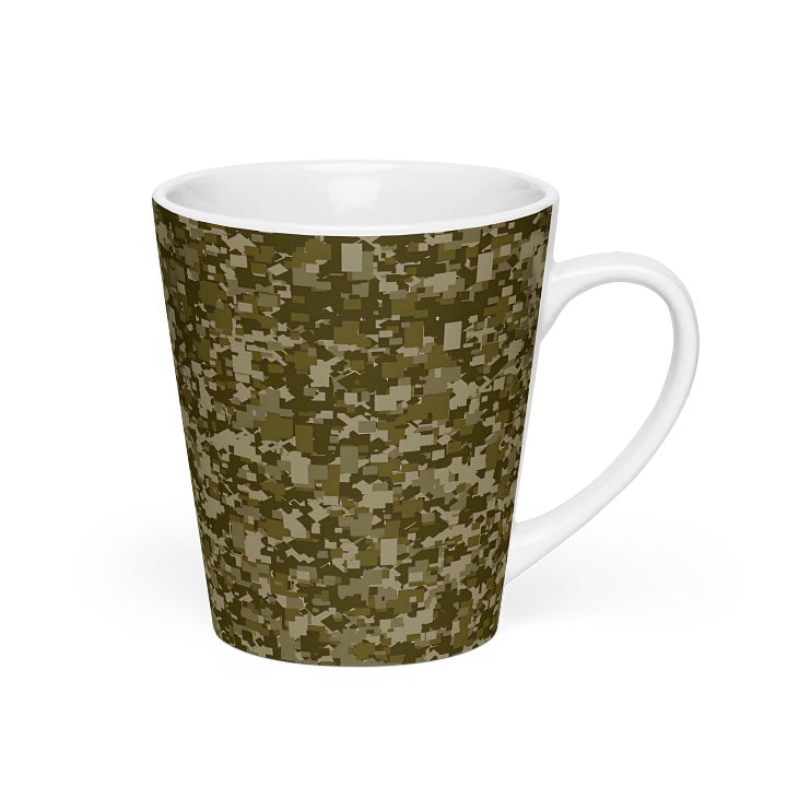 Forest Camo Latte Mug product image (2)
