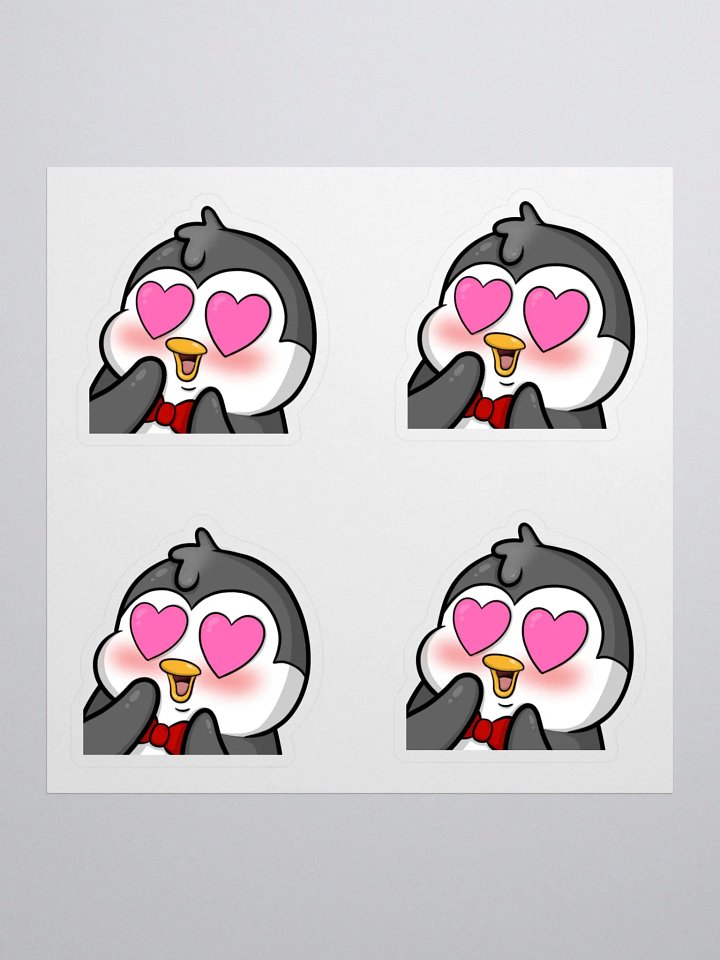 "Heart Eyes" Lil' Guy - Sticker Sheet product image (1)