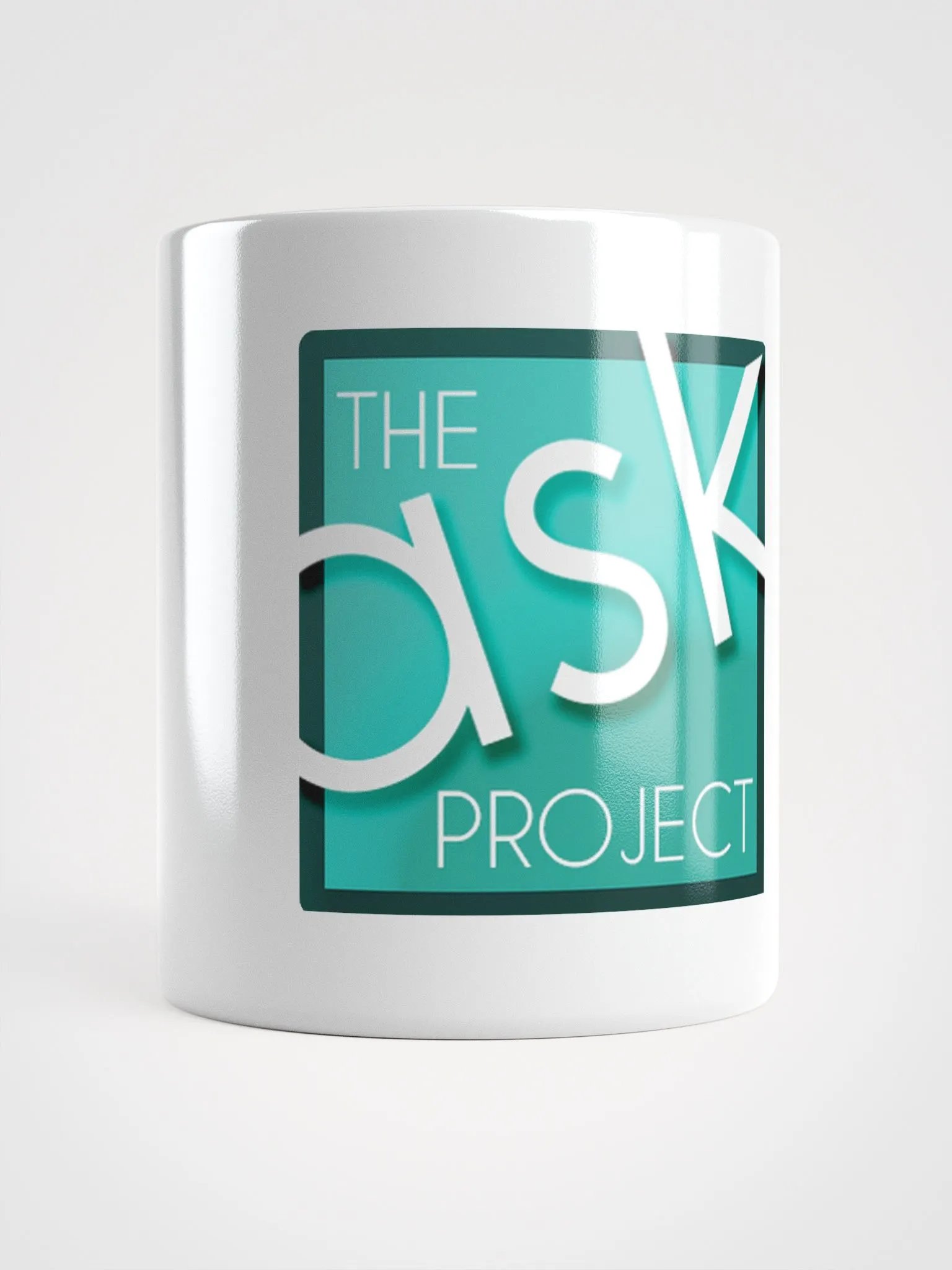 Ask Project mug (white old logo) product image (5)