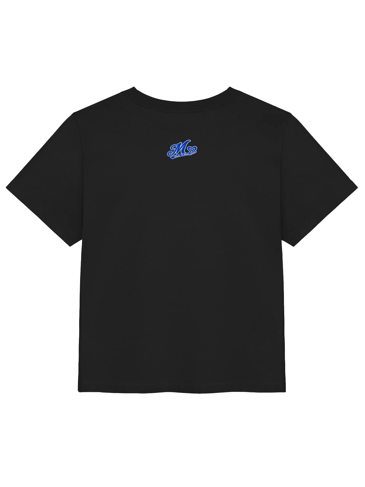 Make It Make Sense Women’s Blue M Heart Logo T-Shirt product image (11)