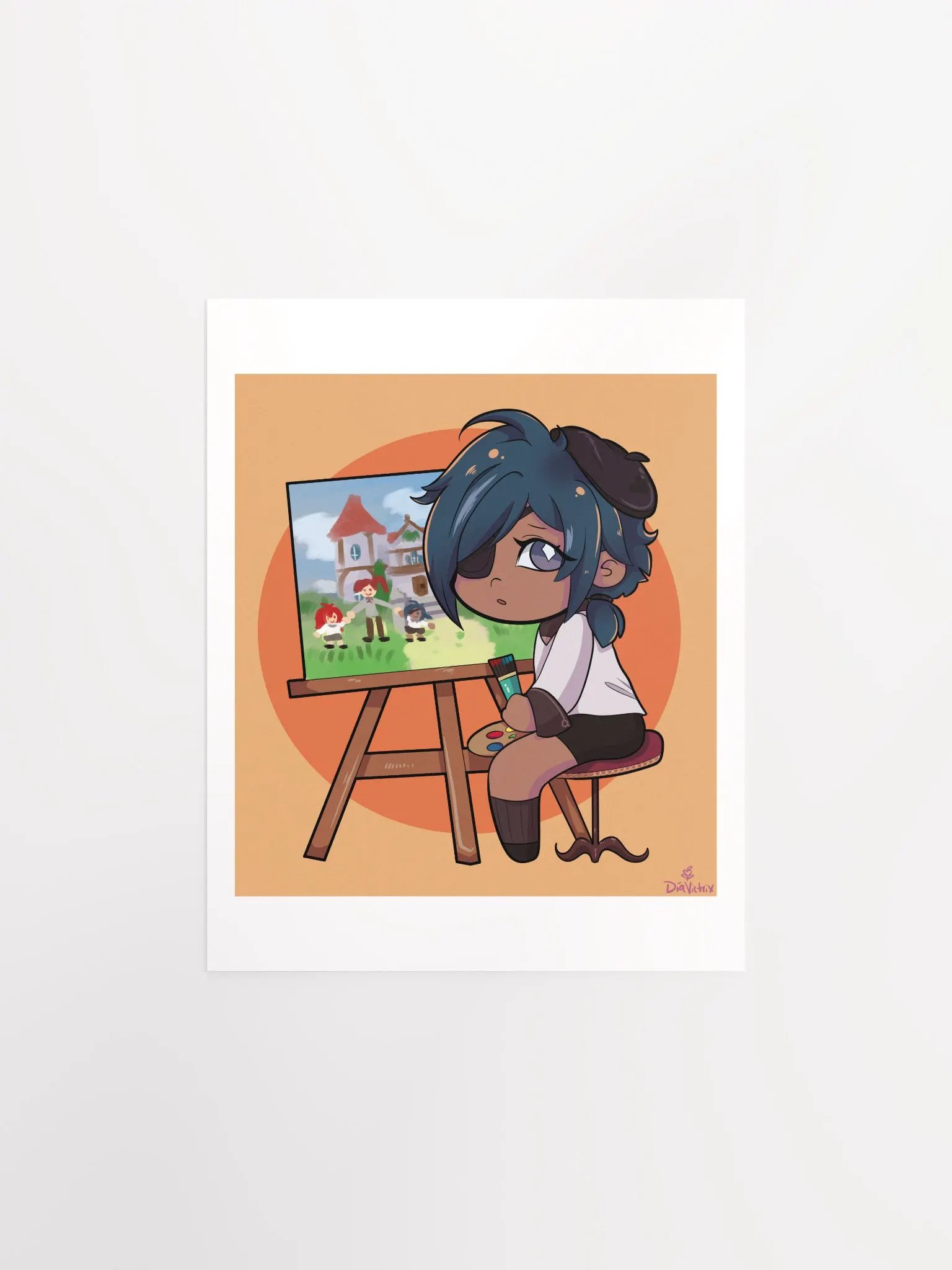 Painter Baby Kaeya Print (Genshin Impact) product image (1)