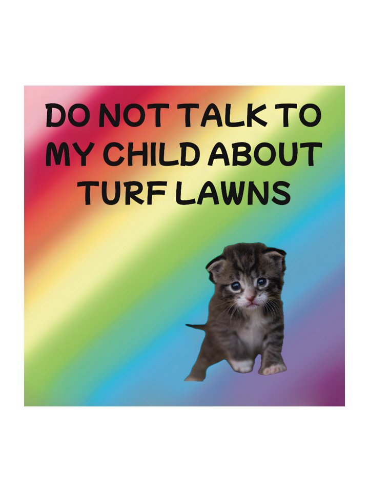 Do Not Talk To My Child About Turf Lawns Sticker product image (3)