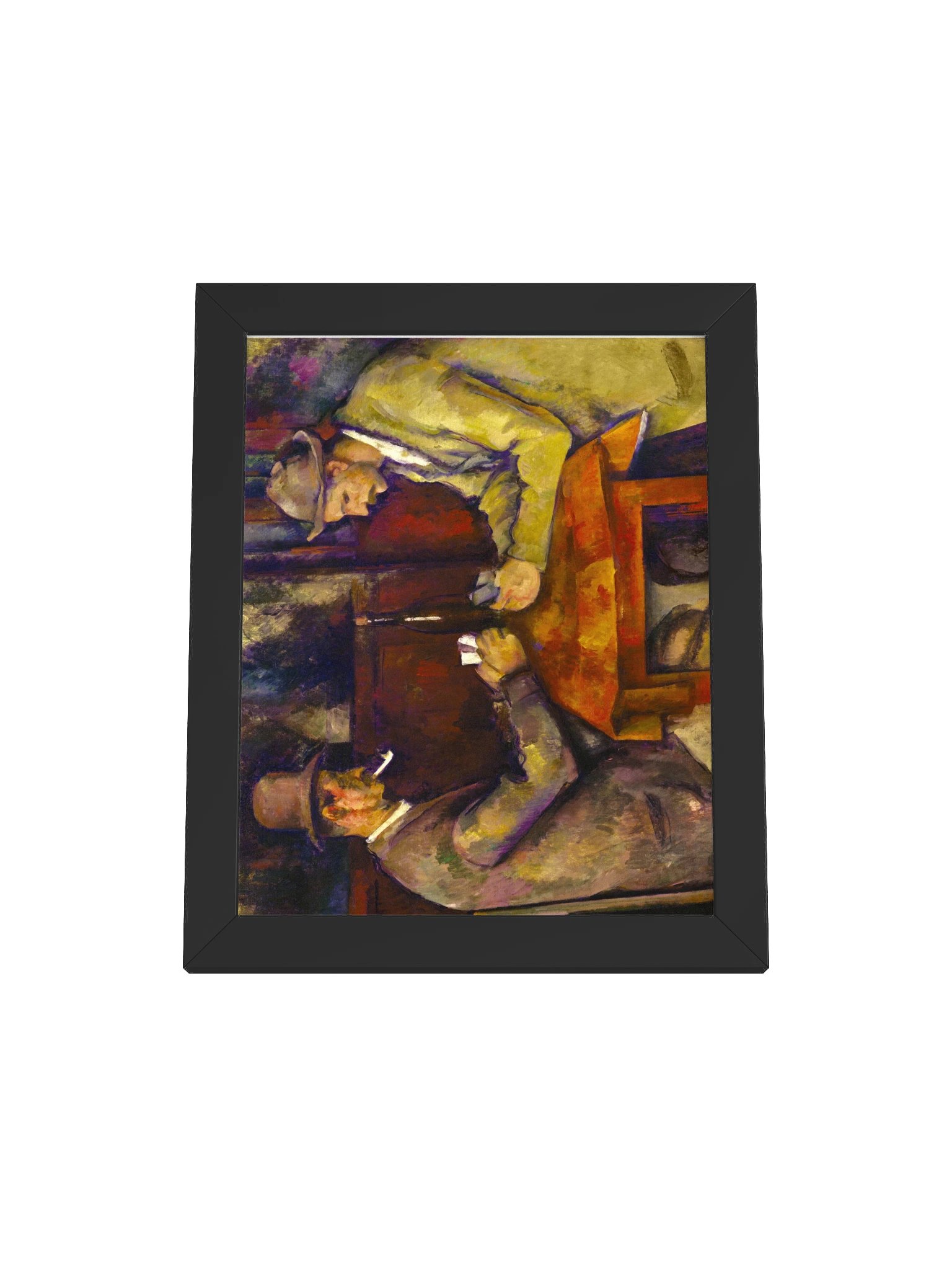 The Card Players — Small Framed Matte Poster product image (5)