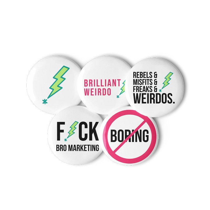Brilliant Weirdo Pin Set - Light product image (2)