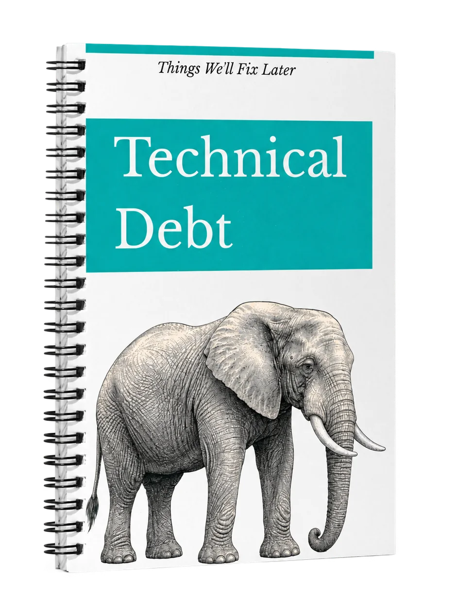 Technical Debt — Dotted Spiral Notebook product image (1)