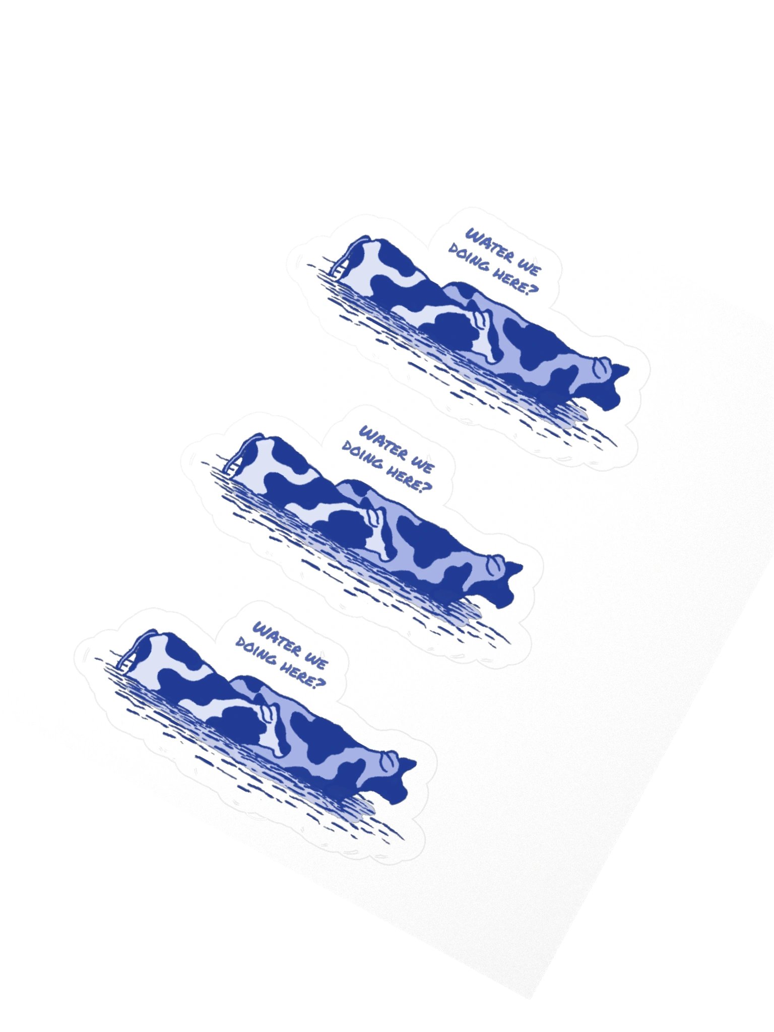 Water we doing here - Sticker (small) product image (2)