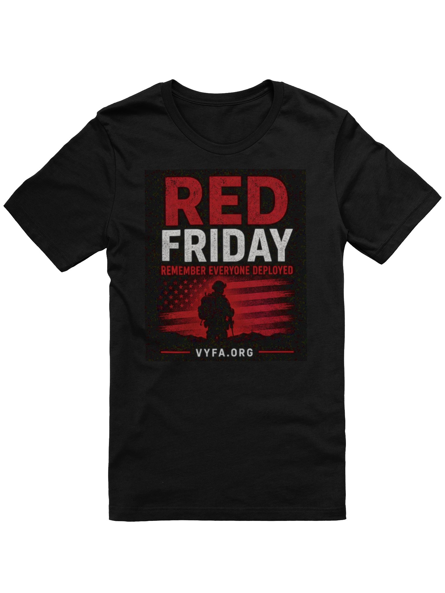 BOLD RED FRIDAY — Remember Everyone Deployed Tee product image (1)