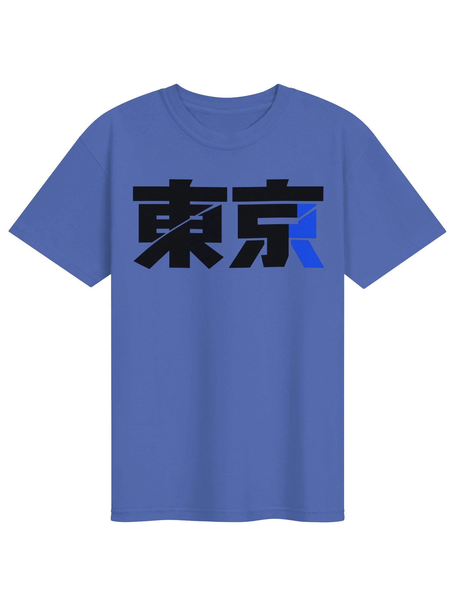 TOKYO Blue Accent Chinese Character Graphic Tee product image (1)