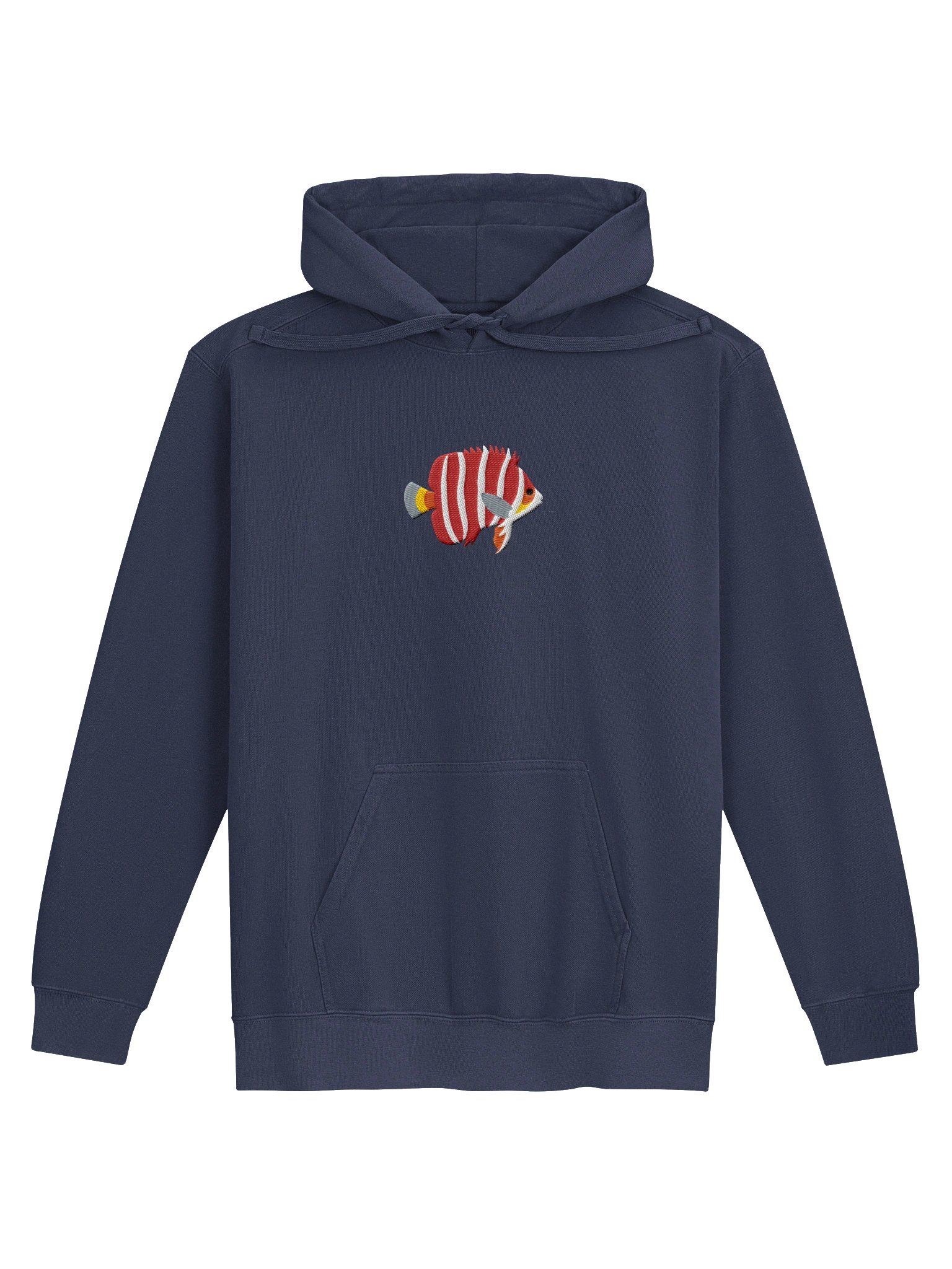 Peppermint Angelfish Premium Hooded Sweatshirt (Embroidered) for Reef and Marine Aquarium Lovers product image (1)