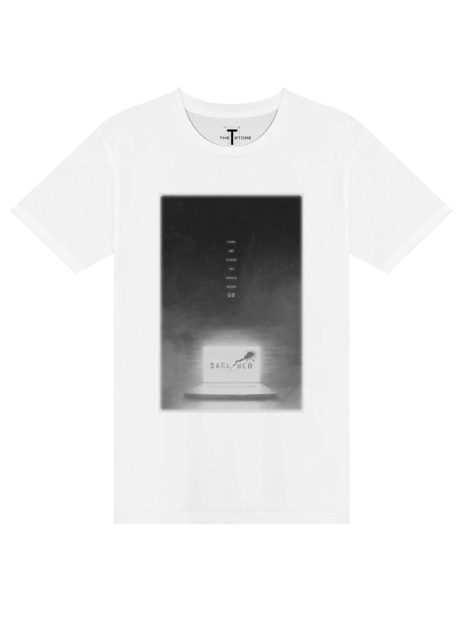 [DARK/WEB]: Half Tone B&W Shirt product image (1)
