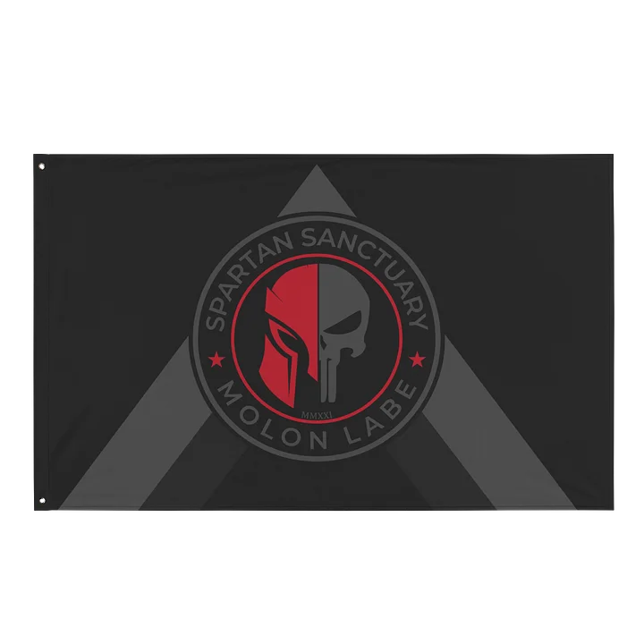 Spartan Sanctuary Flag product image (1)