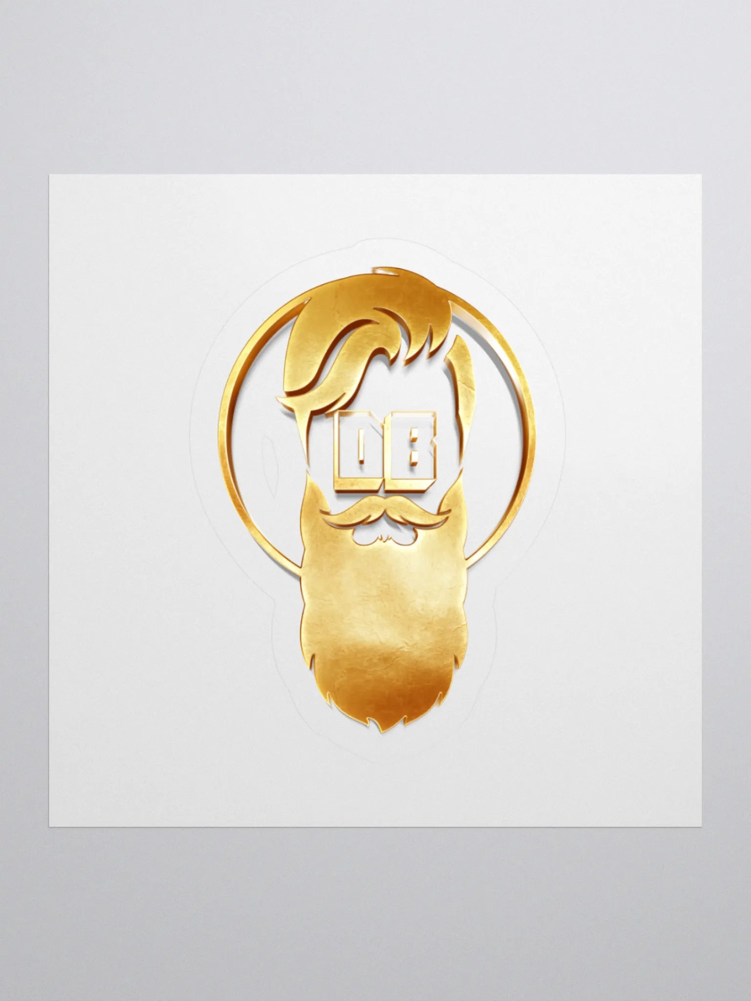 DurdeeBurd Sticker GOLD product image (1)