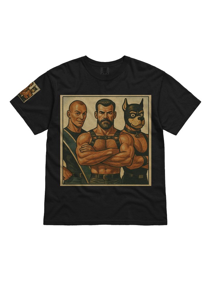 Leather Fetish Kink Berlin German Pride Graphic Design T-Shirt product image (1)