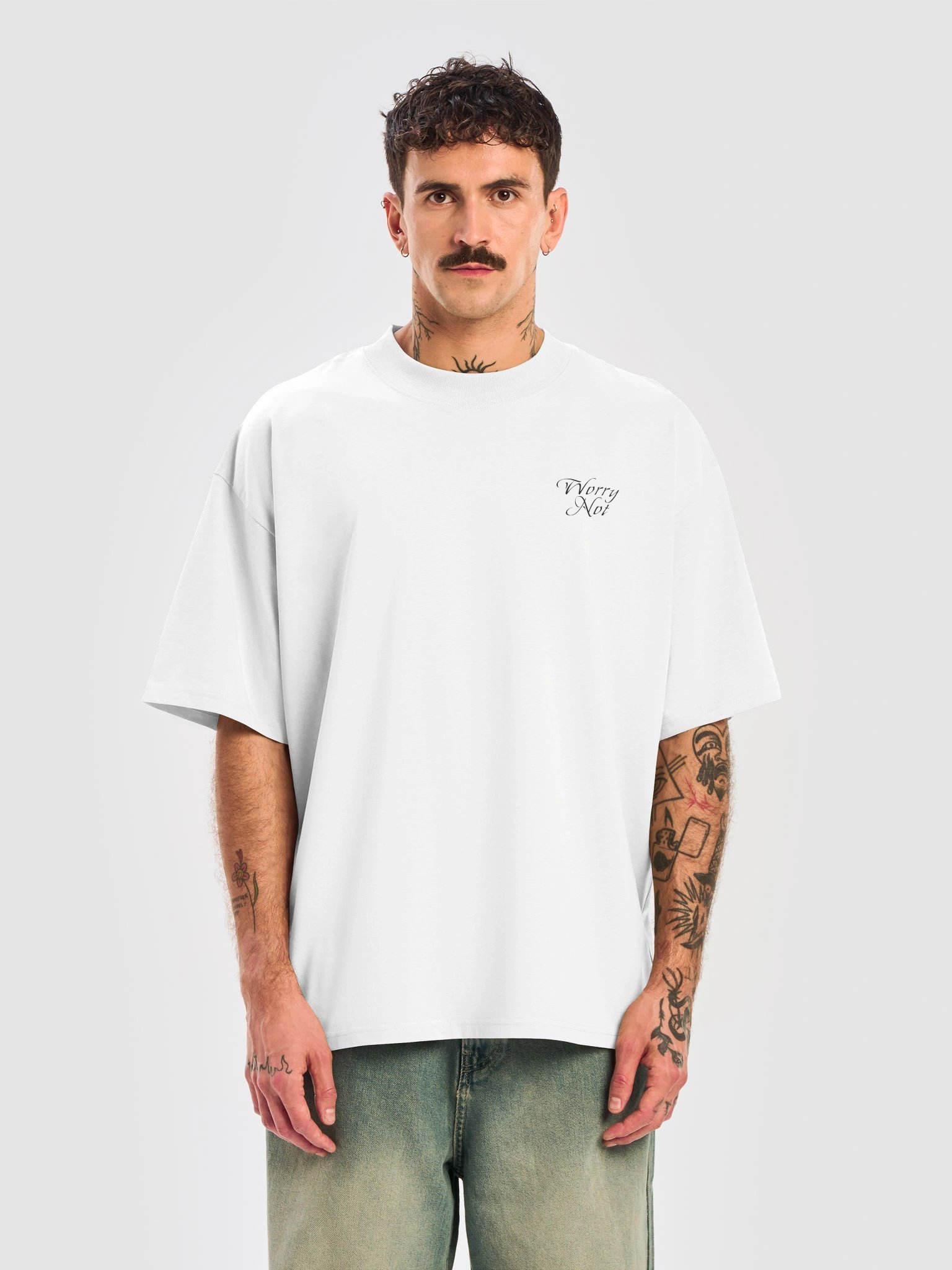 Worry Not - Heavyweight Oversized Tee product image (6)