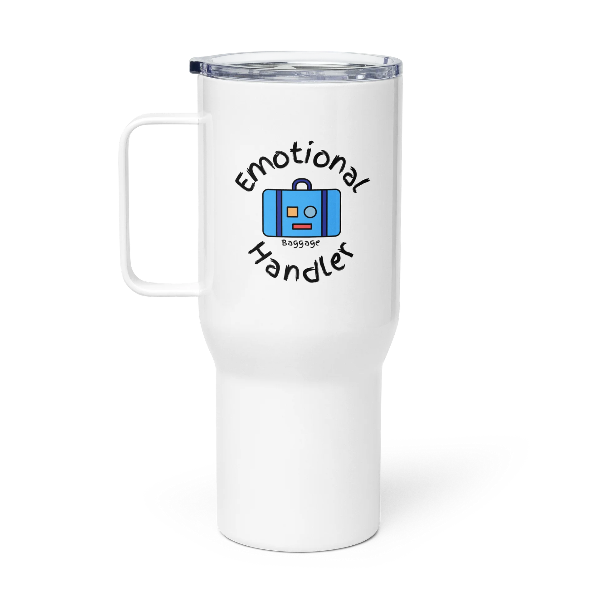 Emotional Baggage Handler Worn Blue Suitcase 25 oz or 40oz Tumbler product image (1)