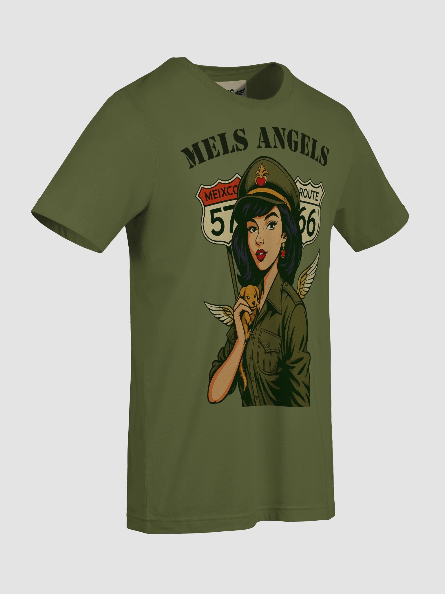 🪽 Mel’s Angels “Route 57–66” Vintage Tee product image (9)