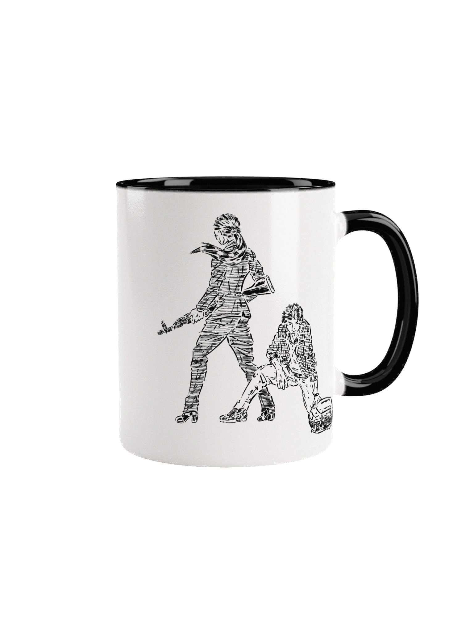 MEIFUMADO | Sakura & Naoki | Black & White Mug product image (1)