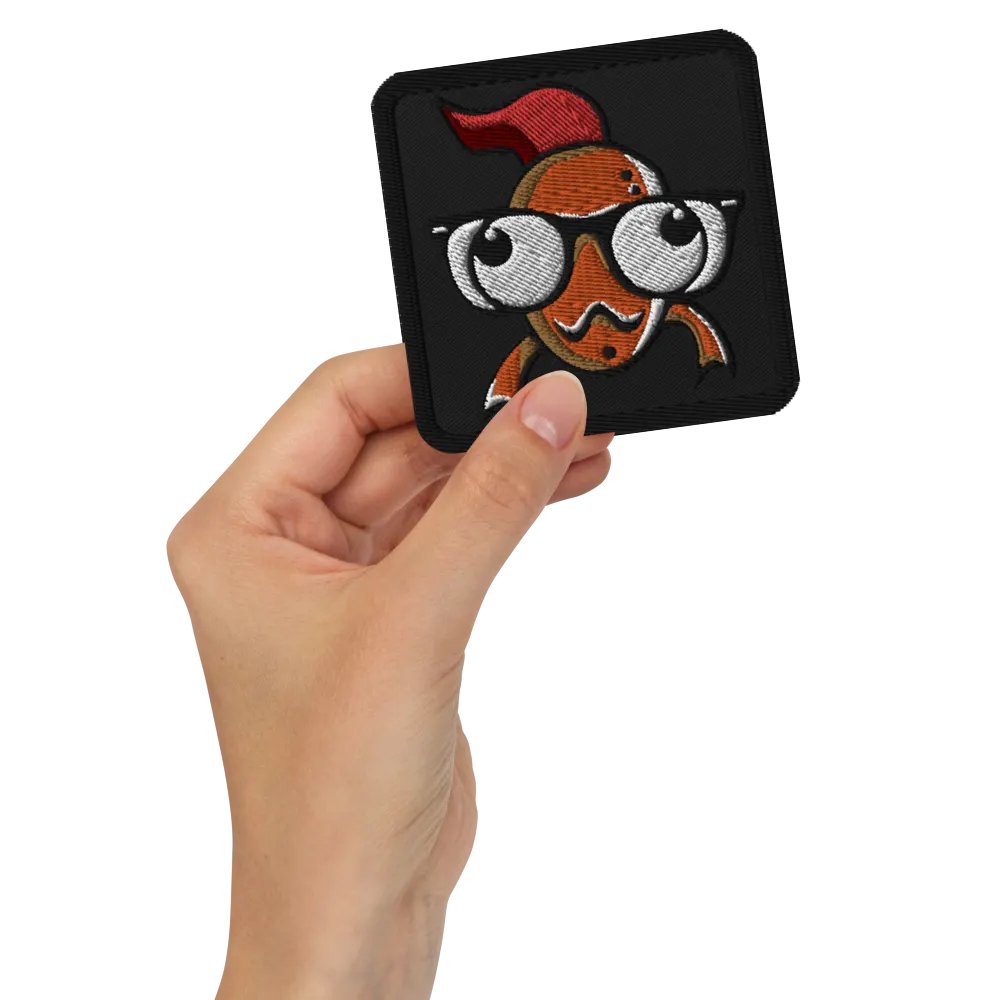 FEESH Logo Square Patch [black border] product image (2)