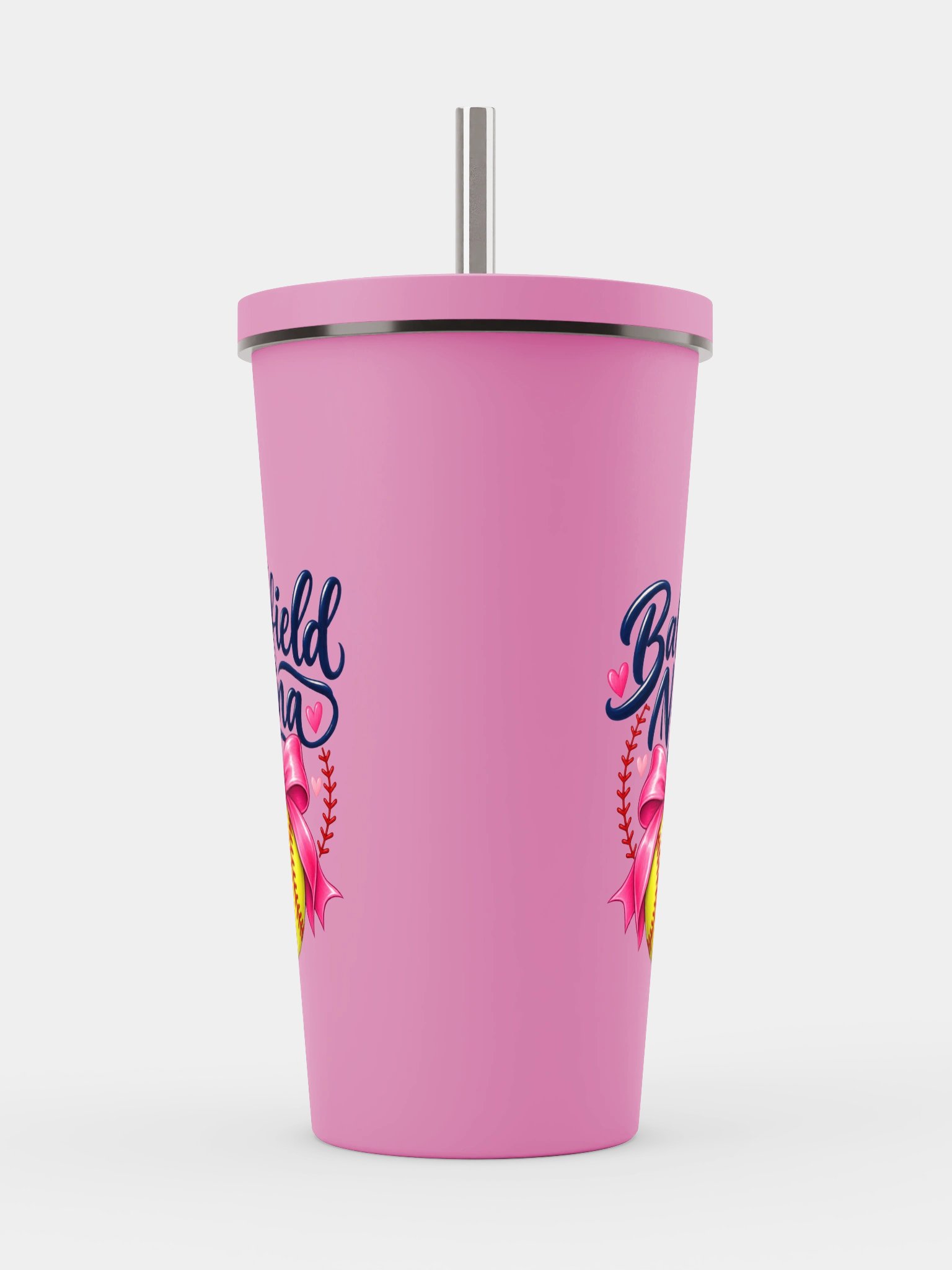 Ballfield Nana Tumbler | Insulated Cup with Straw product image (2)