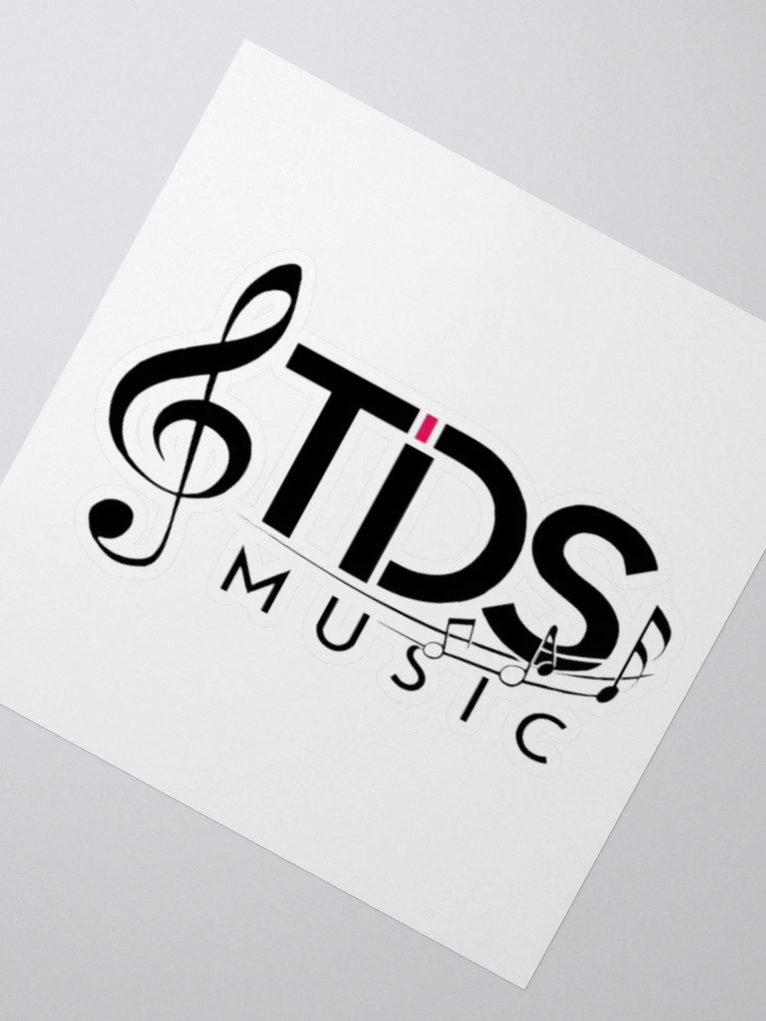 Exclusive TDS MUSIC Logo Sticker - Premium Kiss Cut Vinyl product image (2)