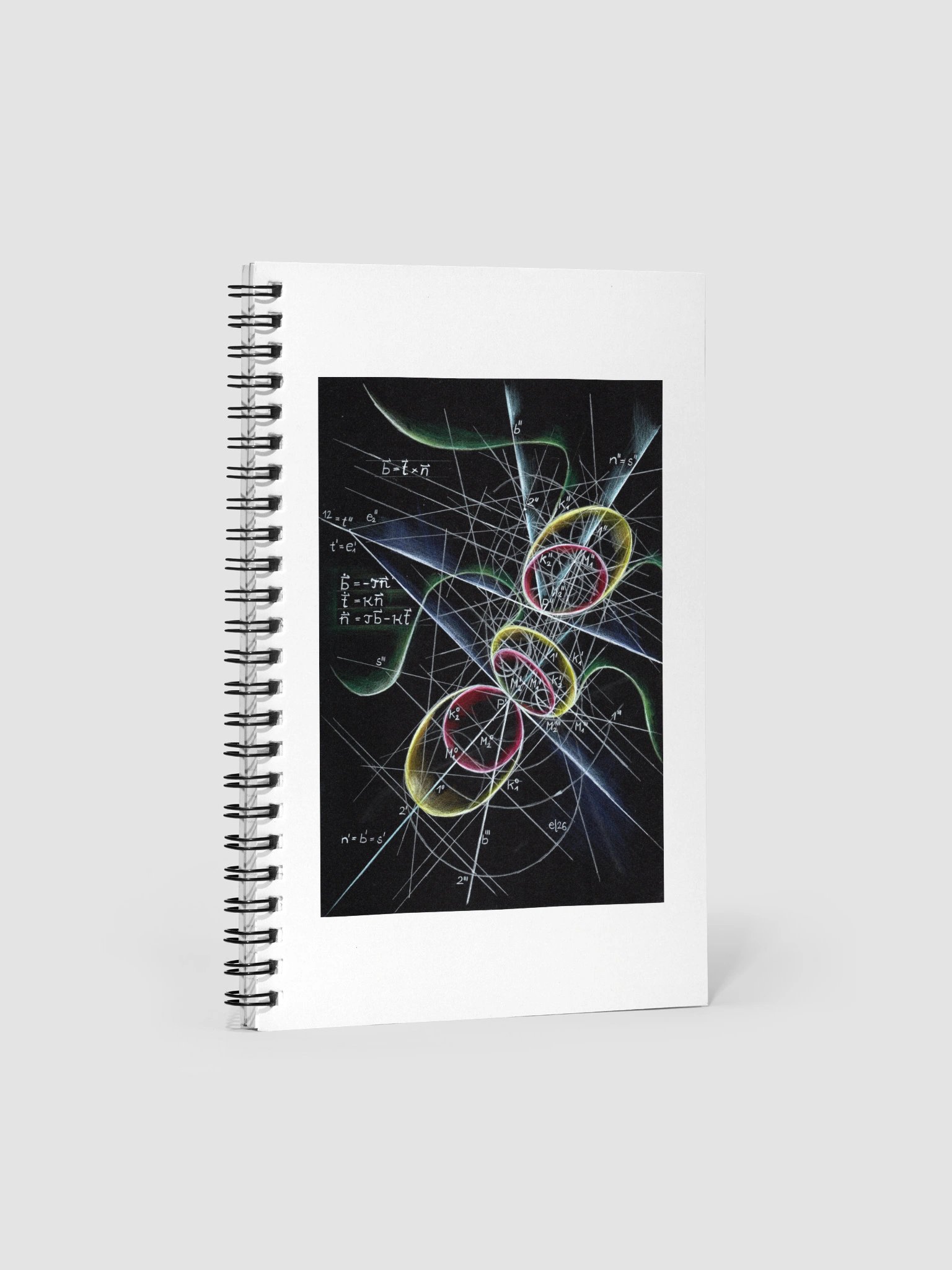 Geometric Physics Art Notebook 7: Osculating Circles and Diamond Cubic product image (7)