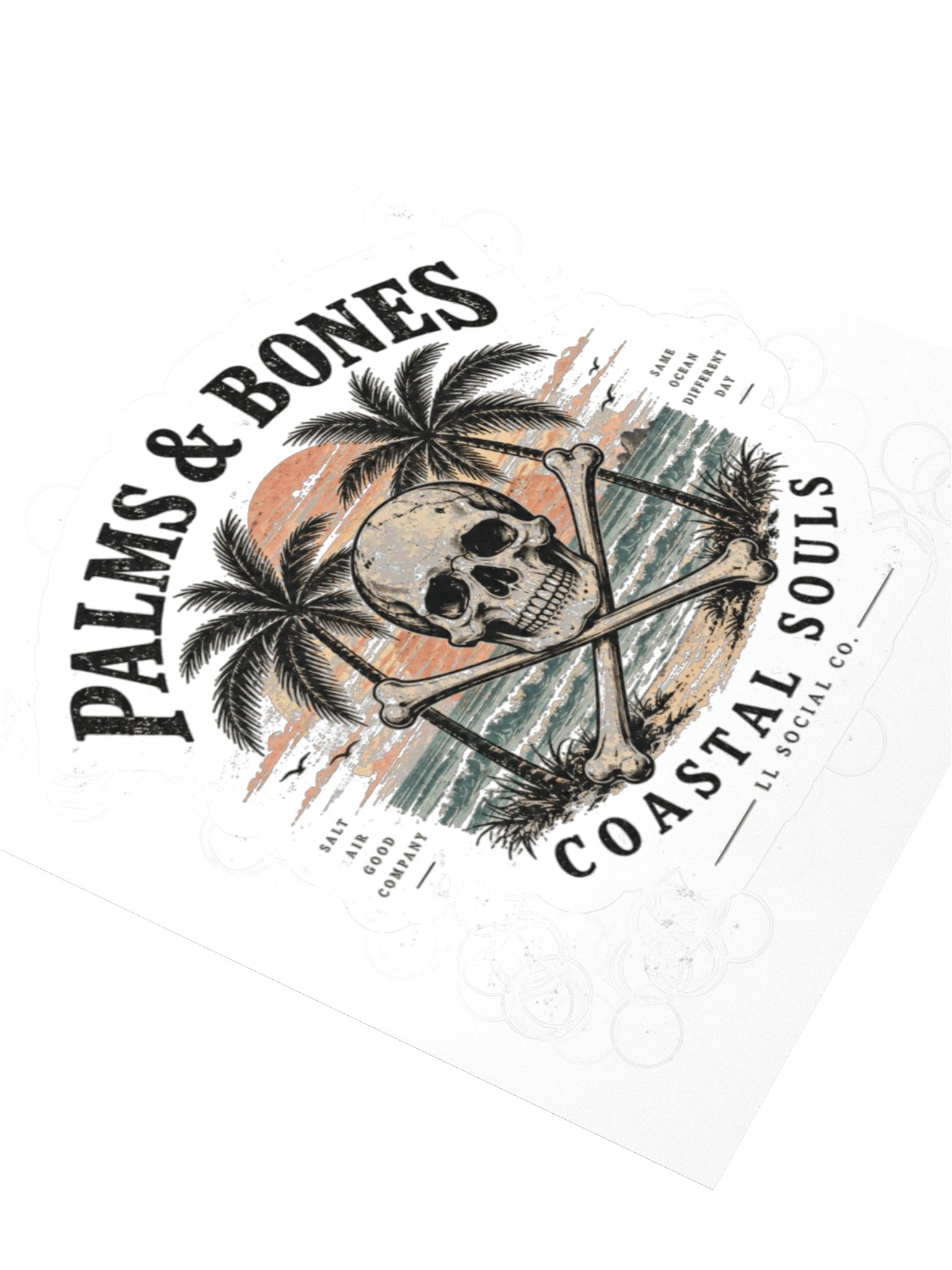 Palms & Bones Coastal Souls Sticker product image (7)