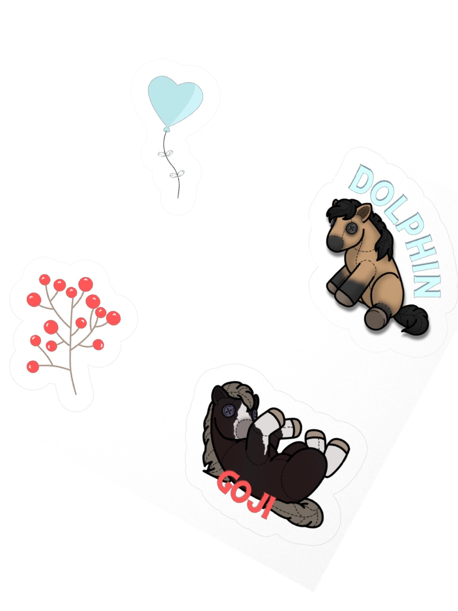 Dolphin + Goji Sticker Pack! product image (5)