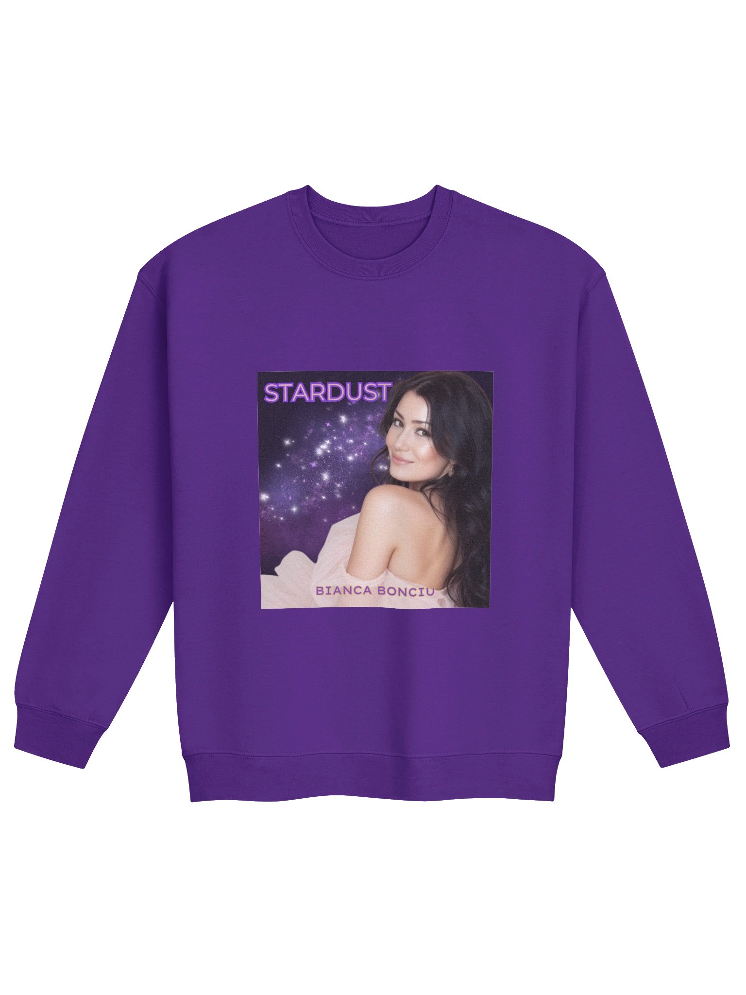 Stardust Album Cover Crewneck Sweatshirt – Bianca Bonciu Official Music Merch product image (3)