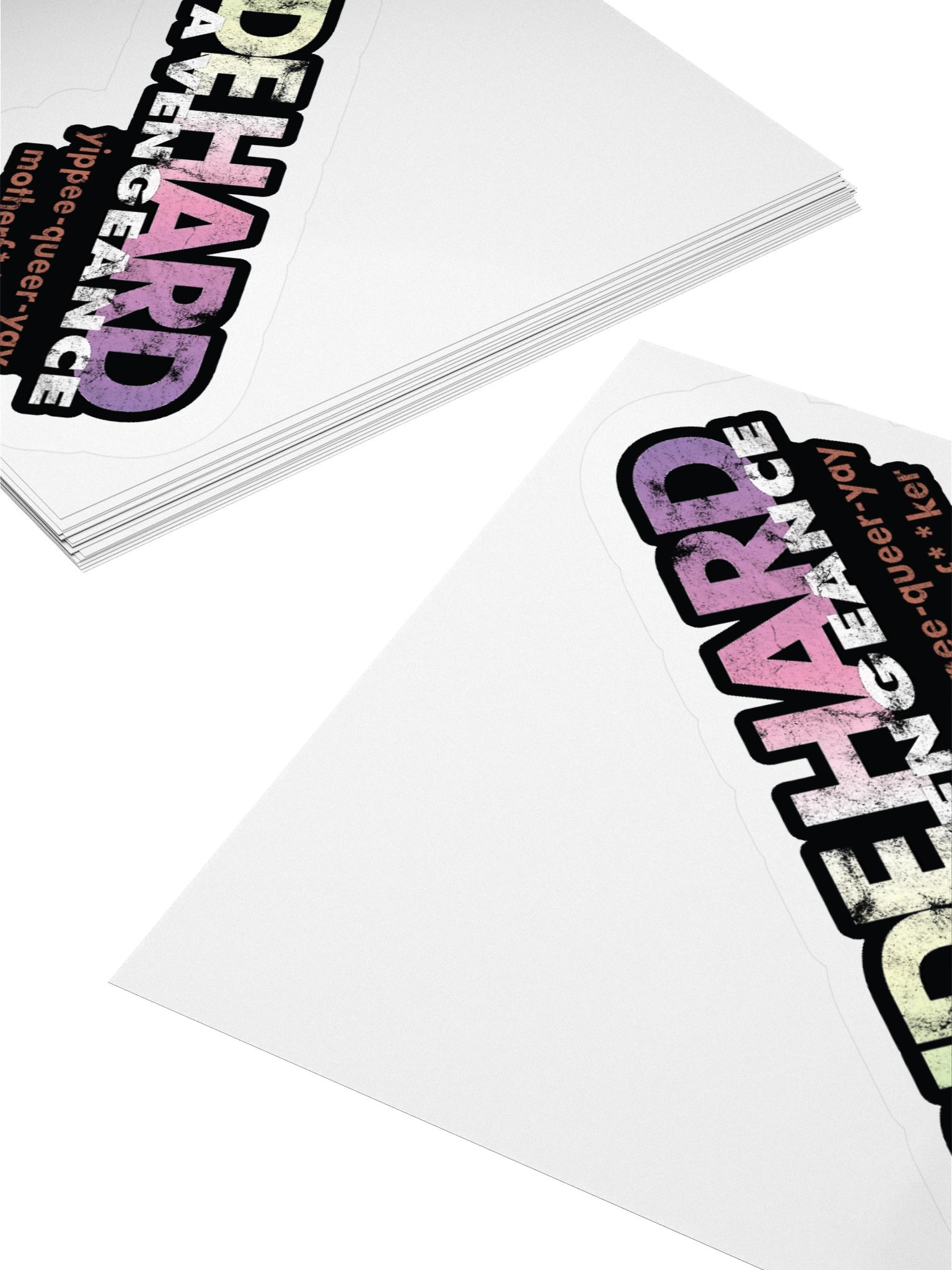 Genderfae "Pride Hard" Sticker product image (4)