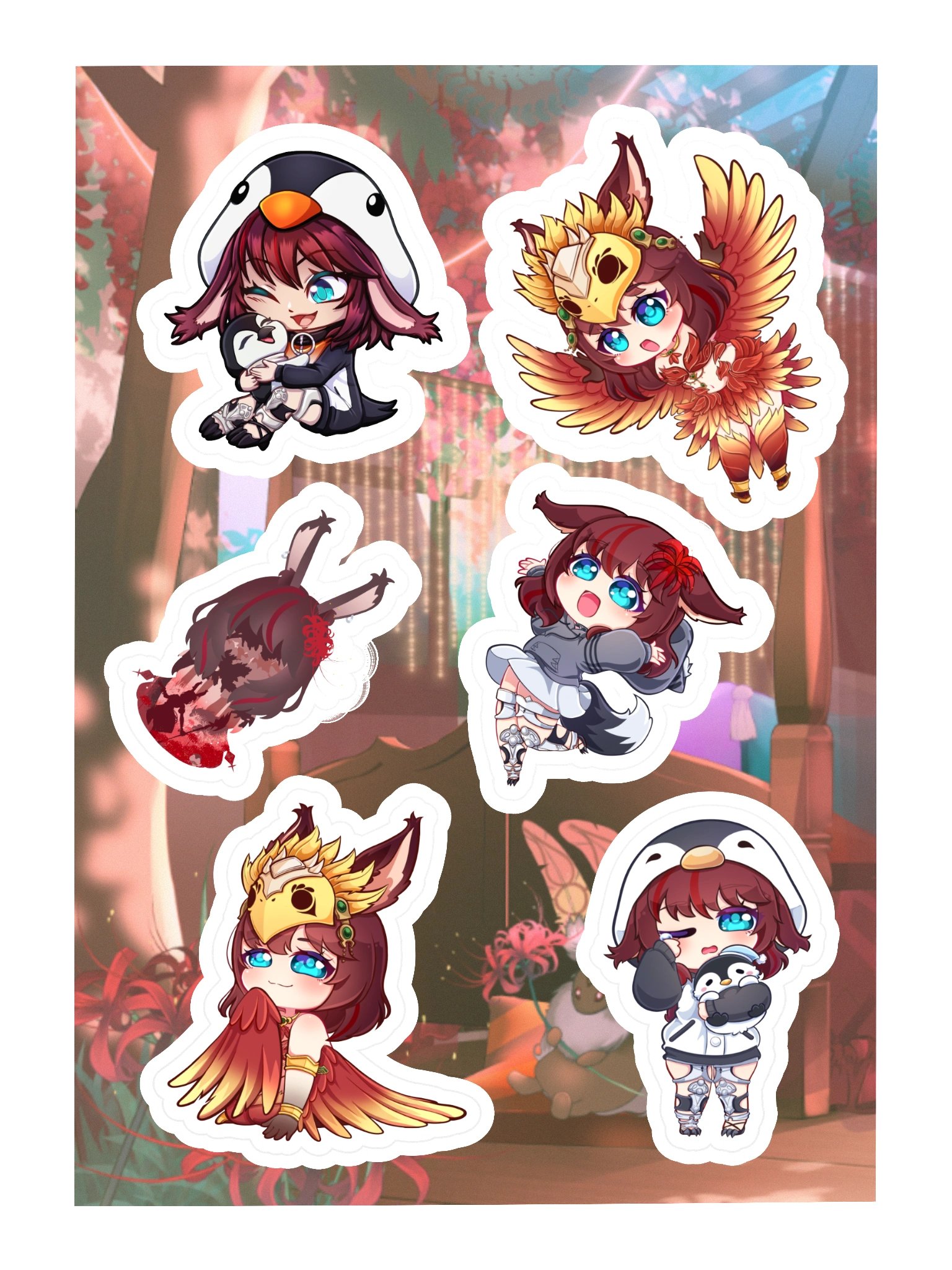Freya Moshroca Sticker Sheet product image (1)