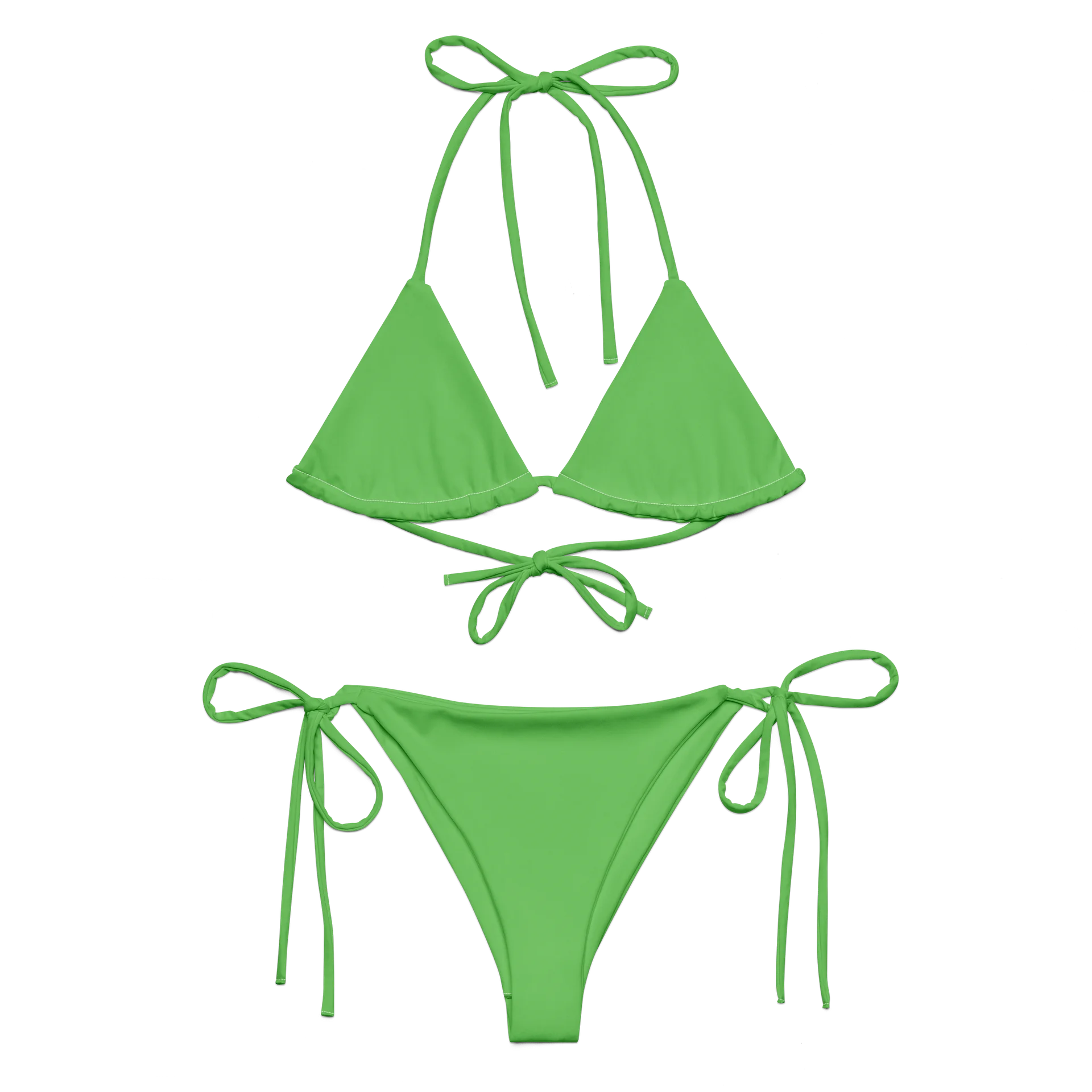 His House String Bikini Set - Lime product image (9)