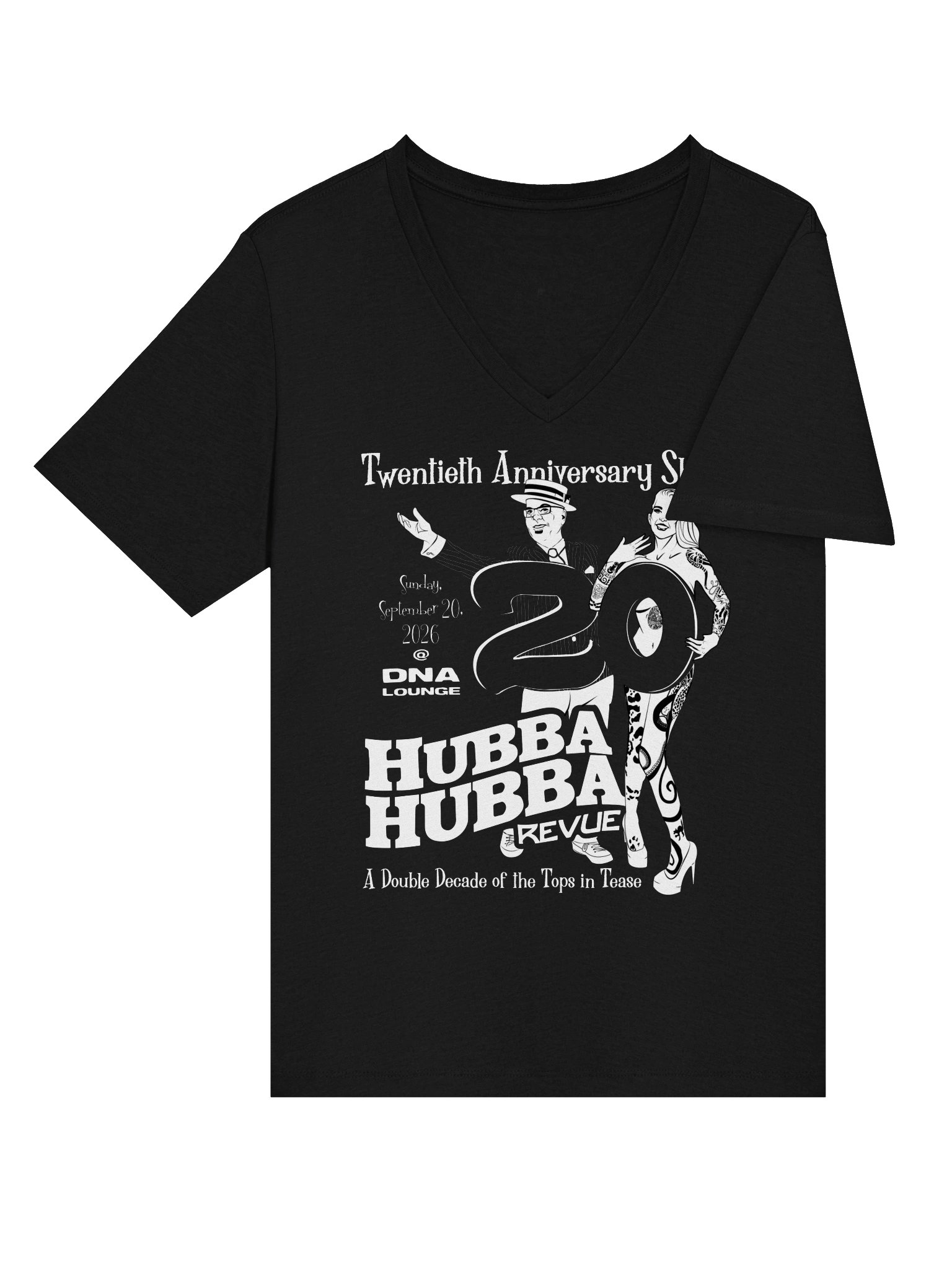 Hubba 20th Anniversay V-Neck product image (4)