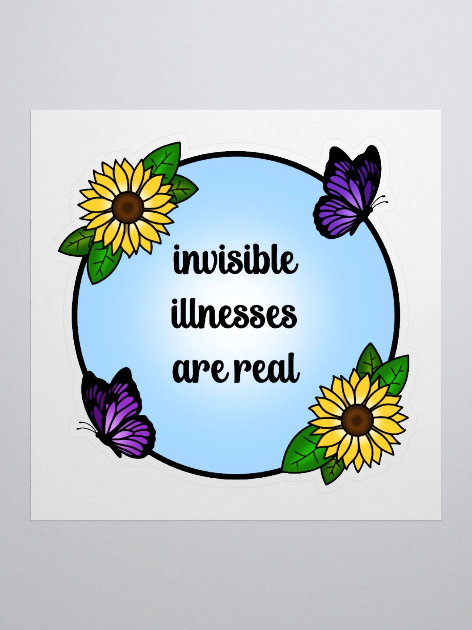 Invisible Illnesses Sticker product image (1)