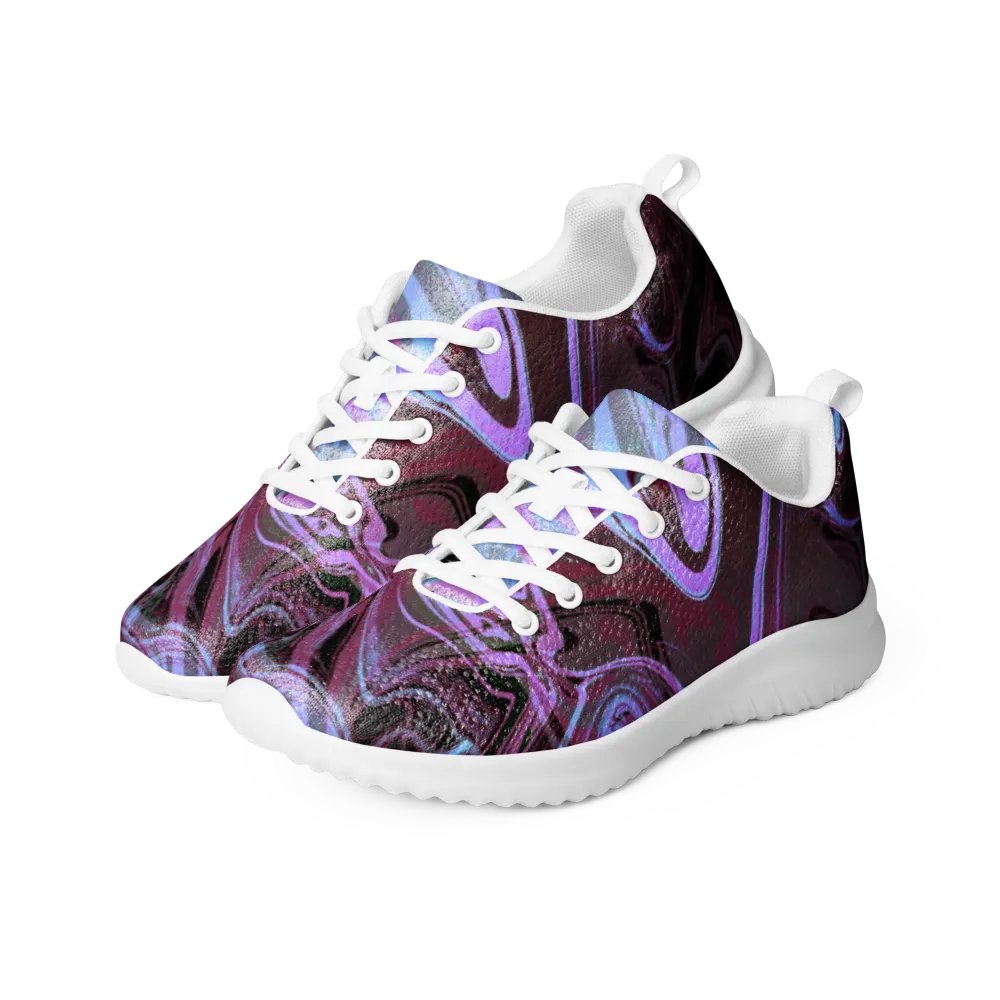 Psychedelic Swirl Women's Athletic Sneakers product image (9)