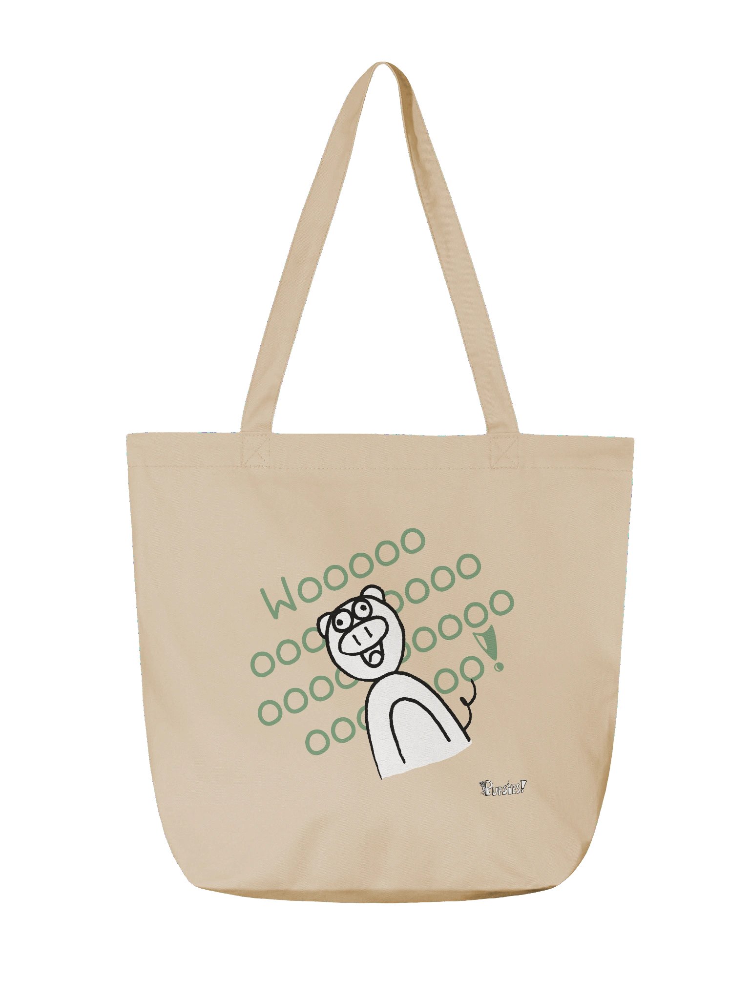 'Wooooooooooooooooooooooo' Tote Bag - Pupsies! product image (2)