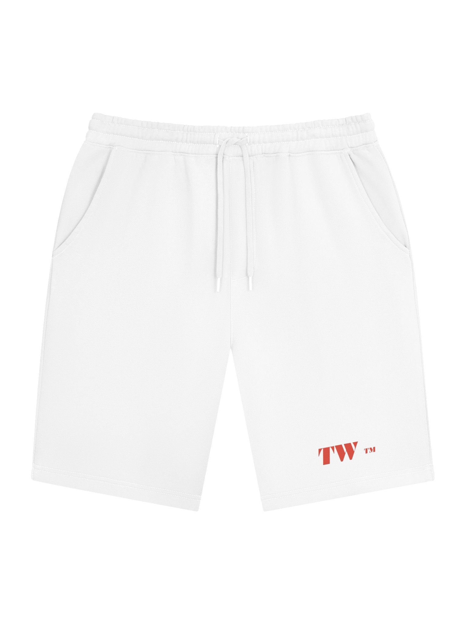 Top Will ™ White & Red Fleece Shorts (TW) product image (1)
