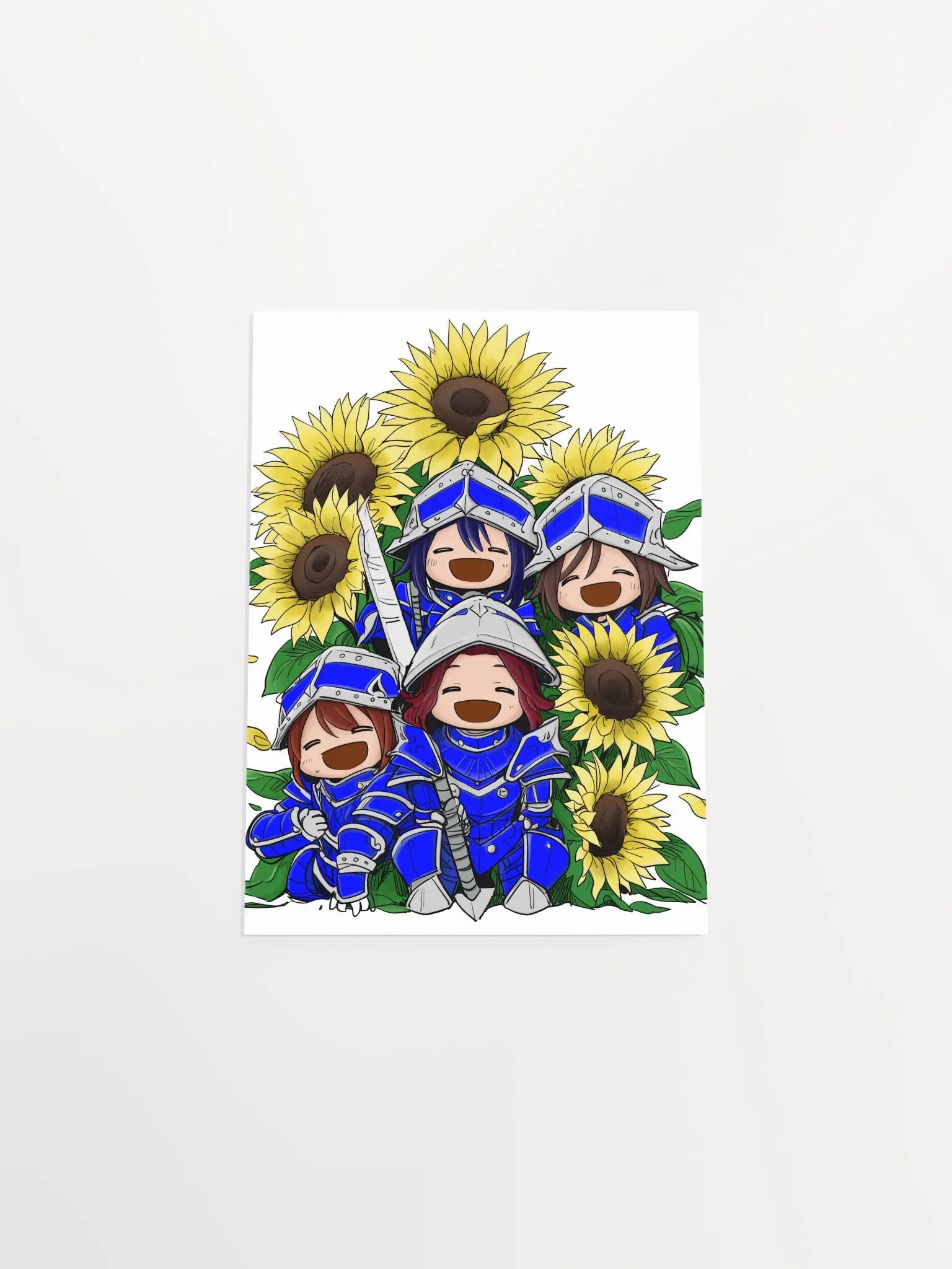 Colored Sunflower Army Print product image (15)