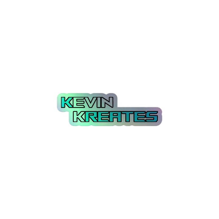 Kevin Kreates Full Logo Holo Sticker product image (1)