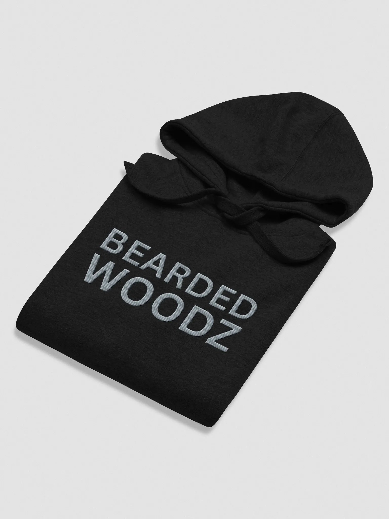 Men's Bearded Woodz Hoodie - Grey Embroidery product image (3)