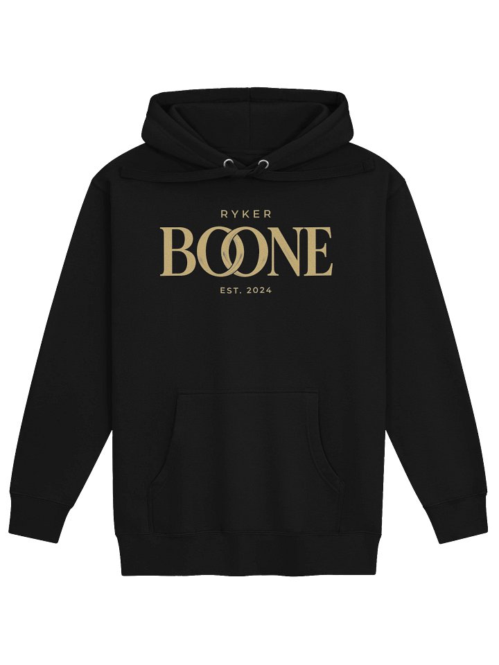 Ryker Boone "When The Lights Go Gold" Premium Hoodie (Black/Gold Logo) product image (2)