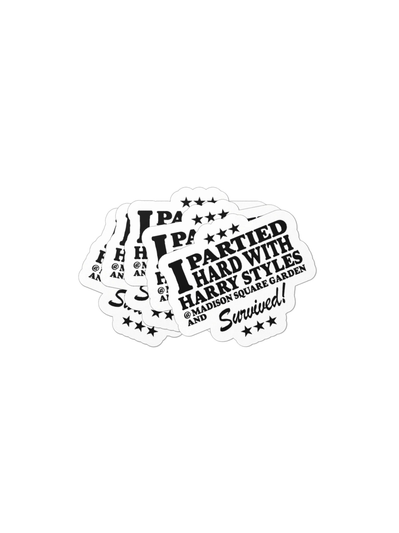 Partied Hard MSG Sticker product image (8)