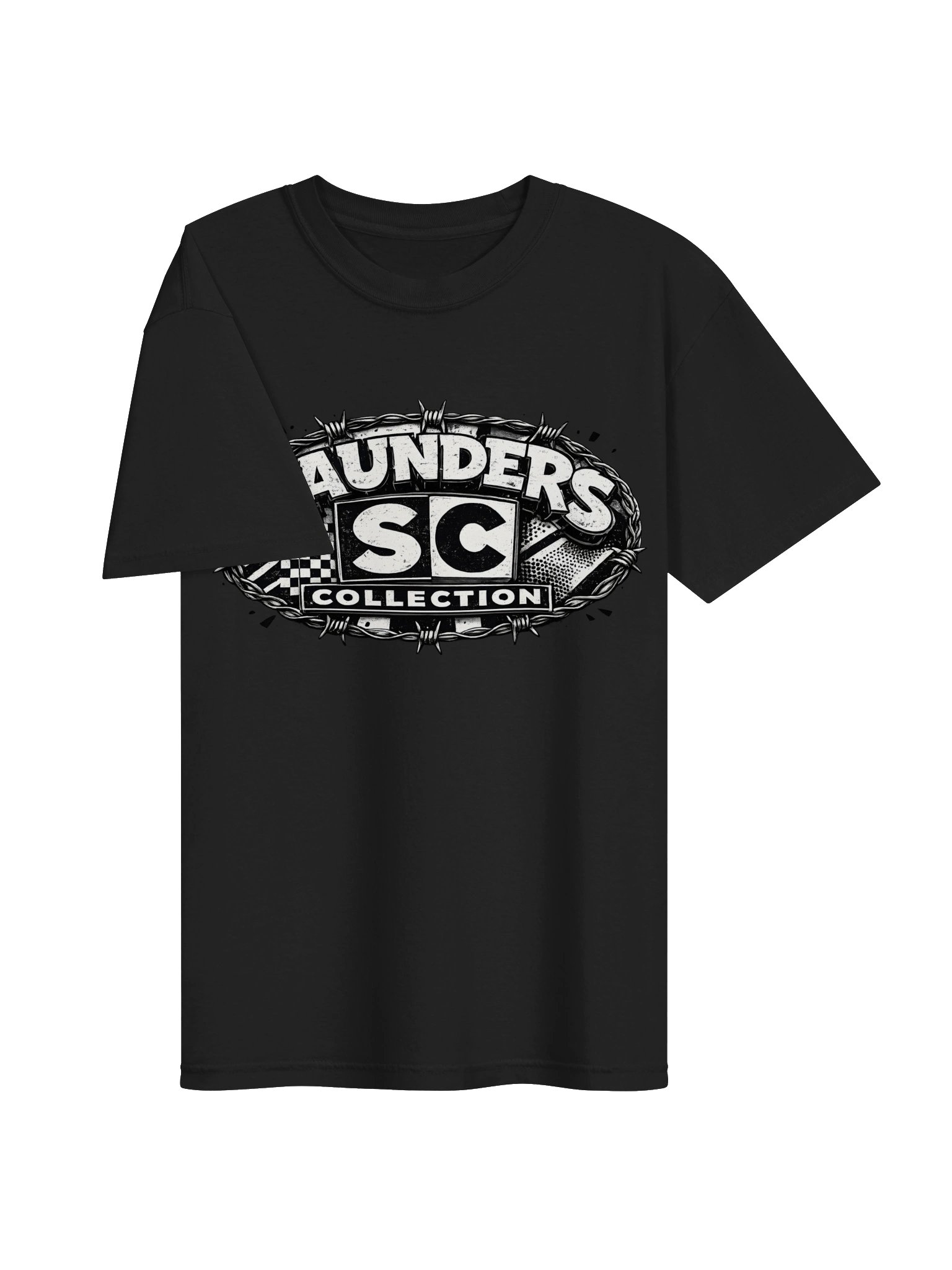 Saunders SC Barbed Wire Logo Tee product image (30)