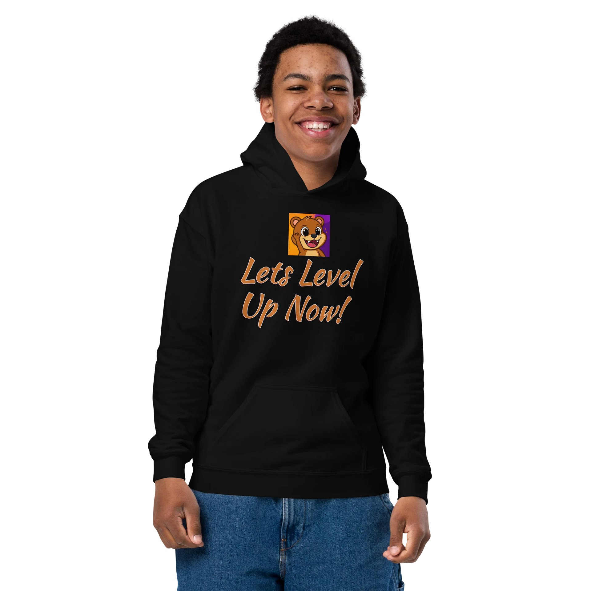 Level Up Now Youth Hoodie product image (2)