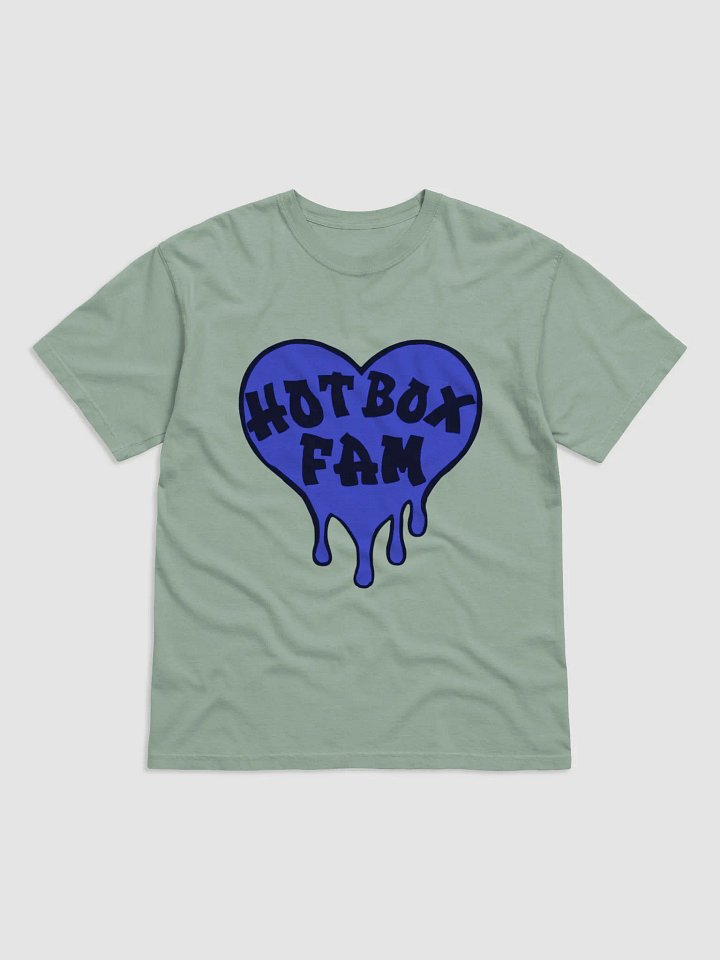UNISEX HOT BOX FAM SOLID ROYAL BLUE LOGO TEE product image (10)