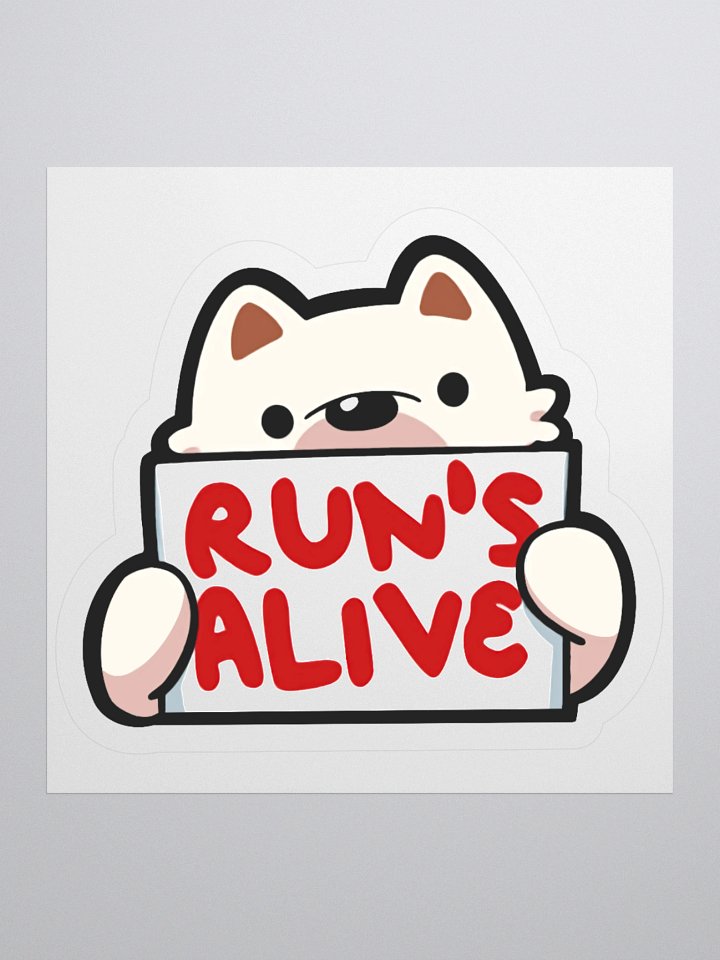Run's Alive Sticker OG Edition product image (1)