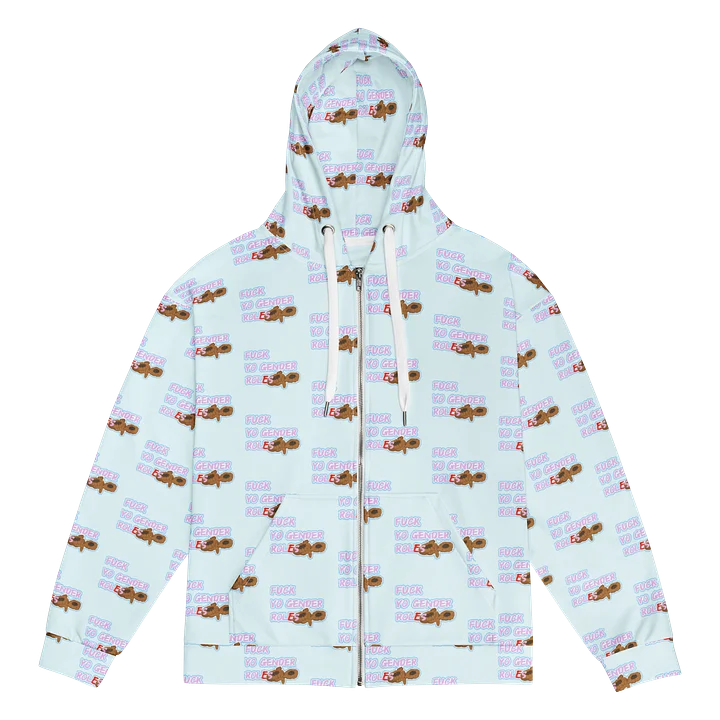 F--k Yo Gender Rol[e]s - Middle Zip Hoodie product image (1)