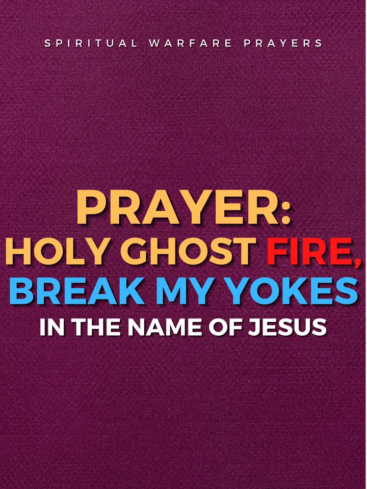 Holy Ghost Fire Yoke Breaking Prayers product image (1)